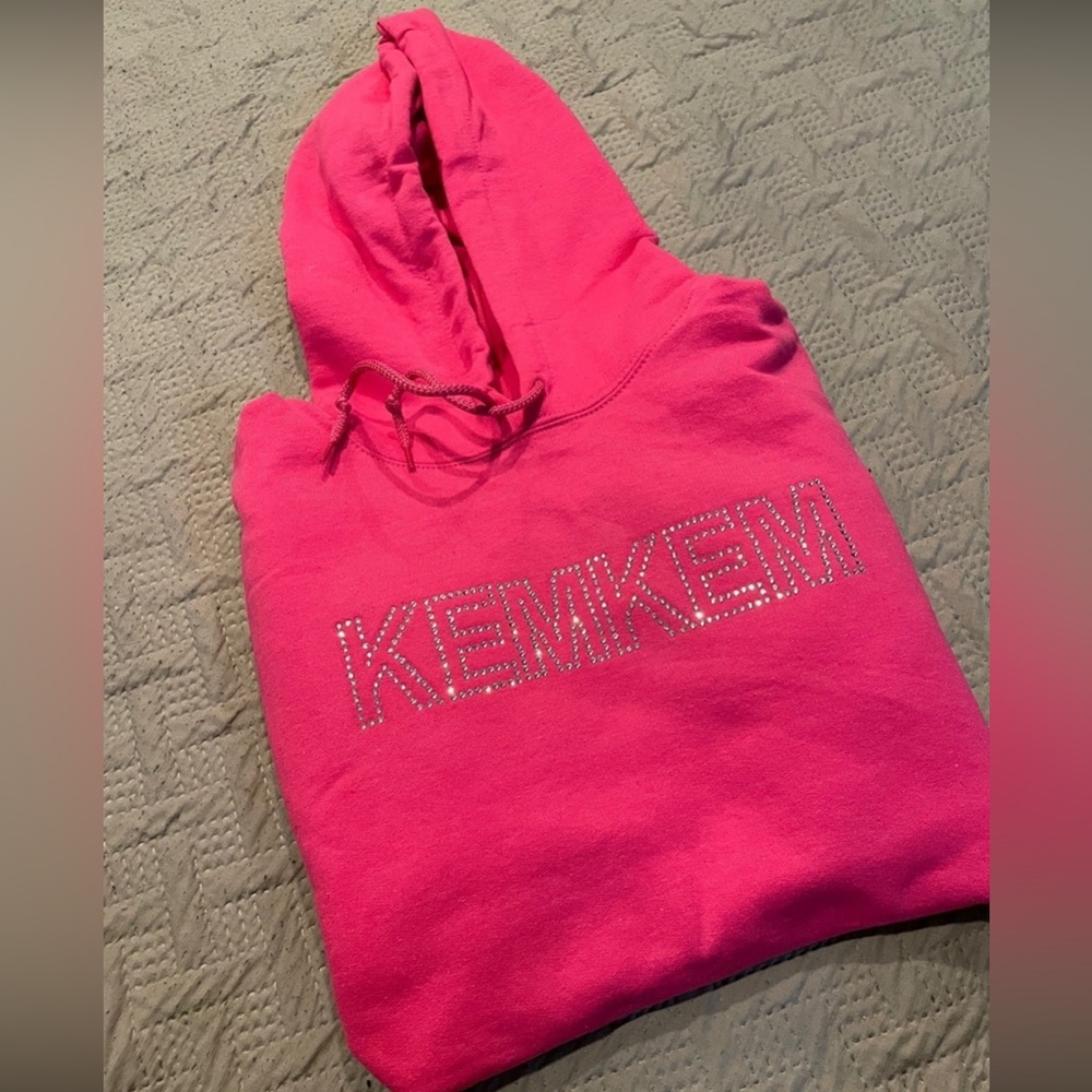 Custom Rhinestone Bling Hoodie